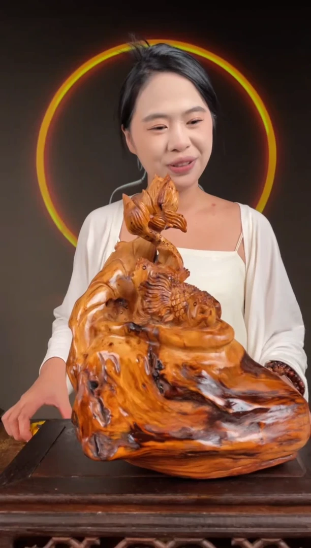 柏木（崖柏）手工摆件,先抢先得 编号:155