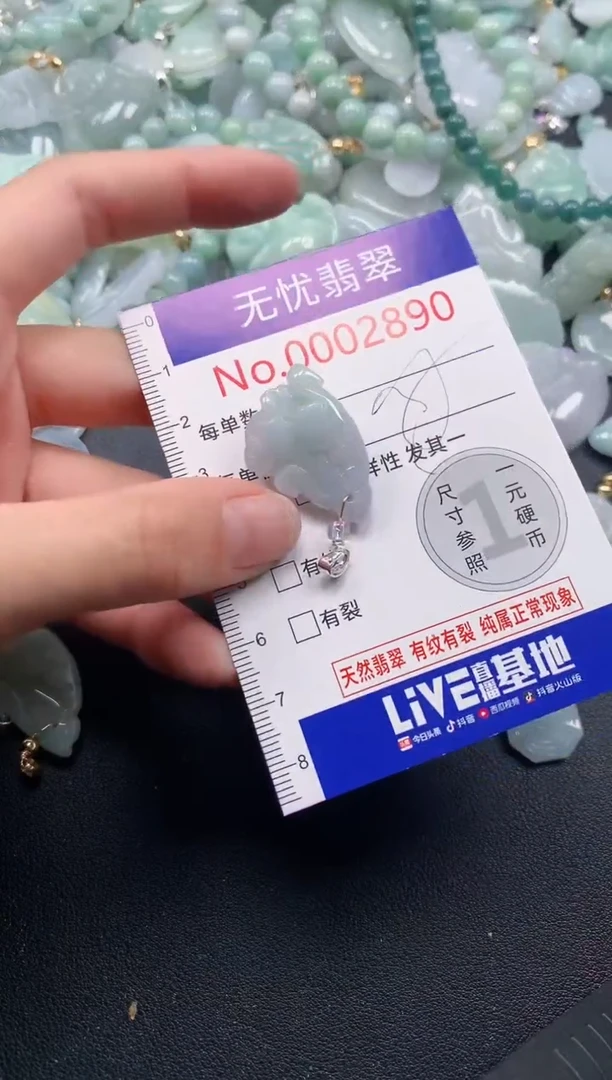 吊坠(不含链)未镶嵌翡翠2890