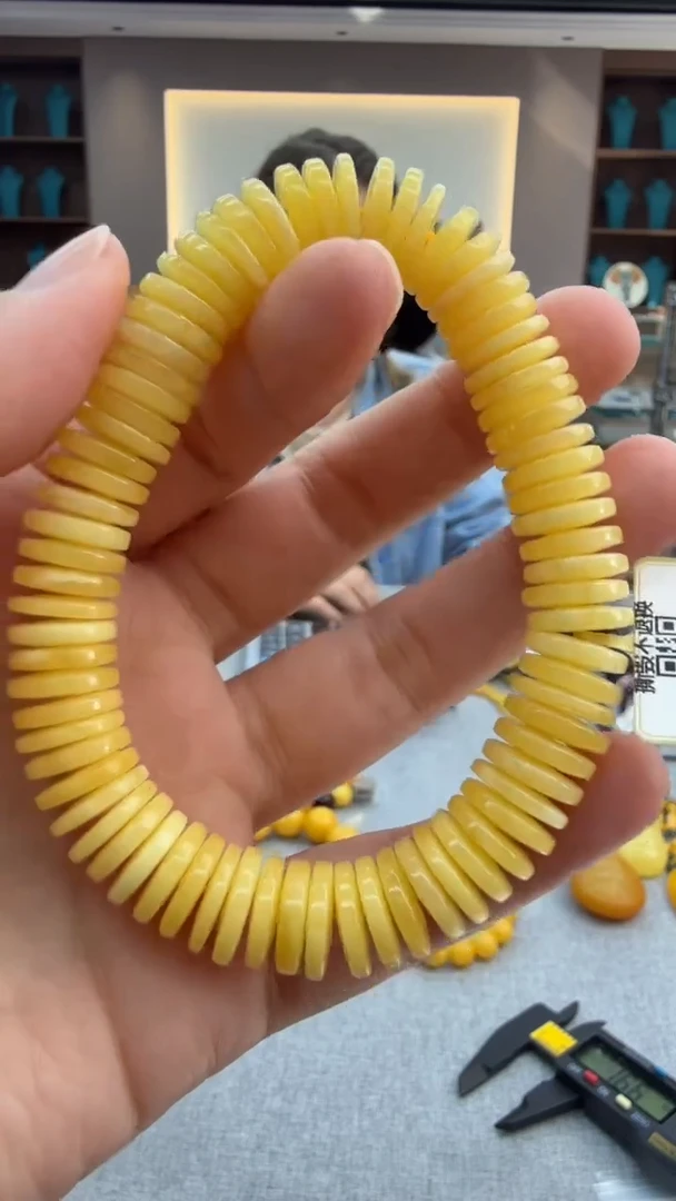 手链琥珀未镶嵌298秒拍号 假一罚三