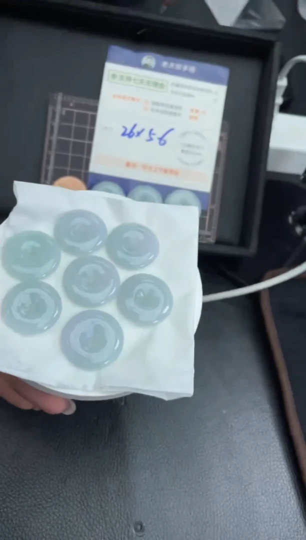 【闪购商品】翡翠挂件未镶嵌平安扣FL2配绳/多样性发其一CP