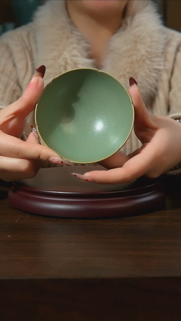 杯子瓷家***兴汝州原产地原矿仿古老釉q