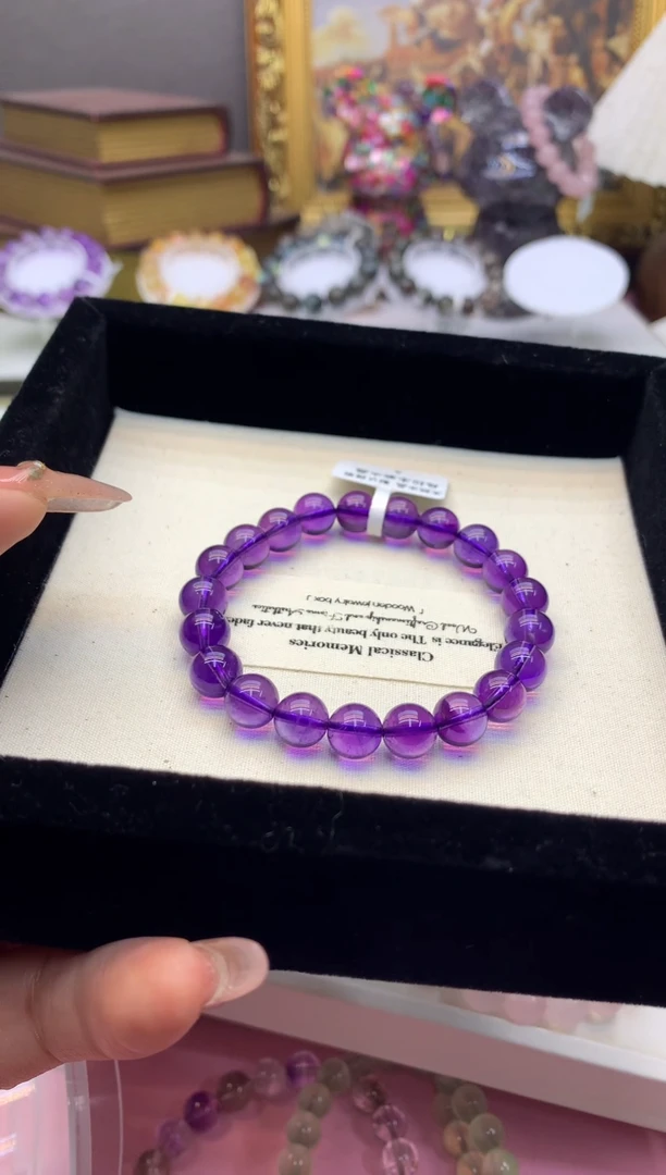 【闪购商品】水晶手串未镶嵌9+乌拉圭紫水晶