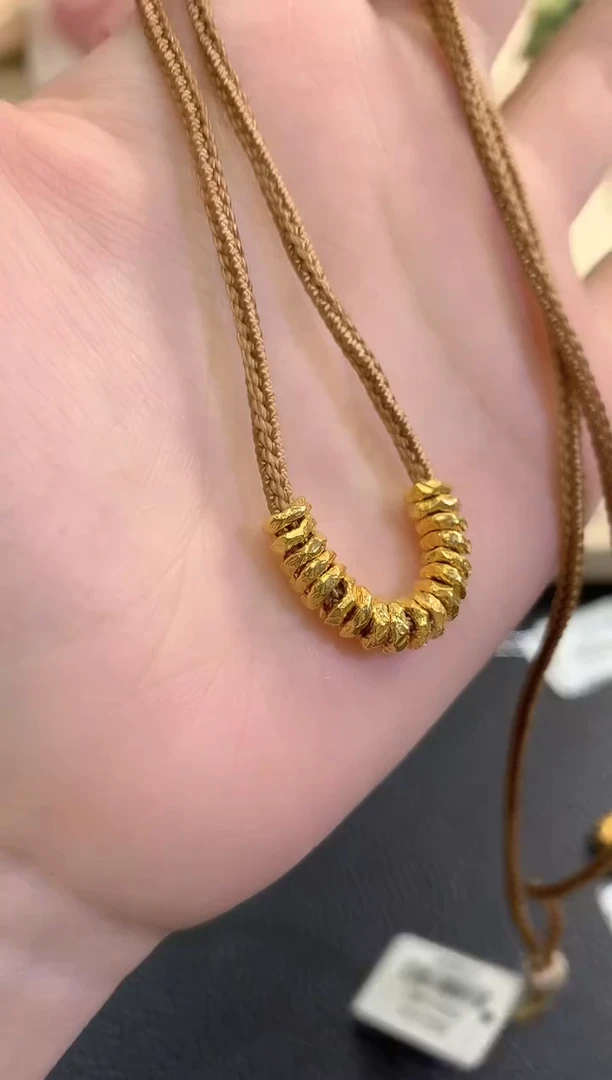 项链定制足金秋日珠宝多样性发货一件Q2