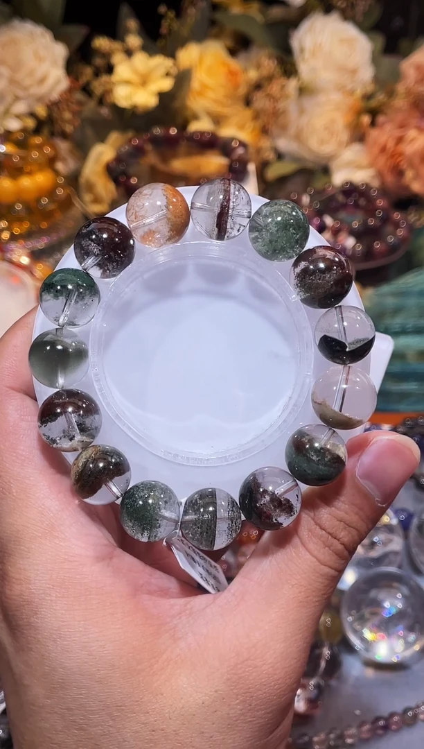 未镶嵌手链水晶四季幽灵13m+