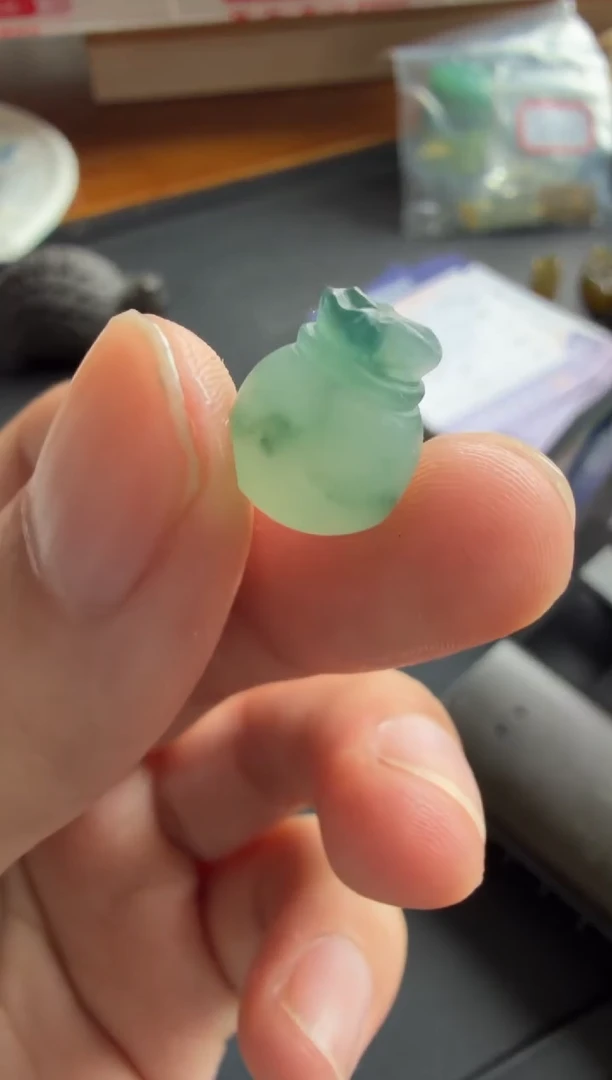 未镶嵌定制翡翠钱袋