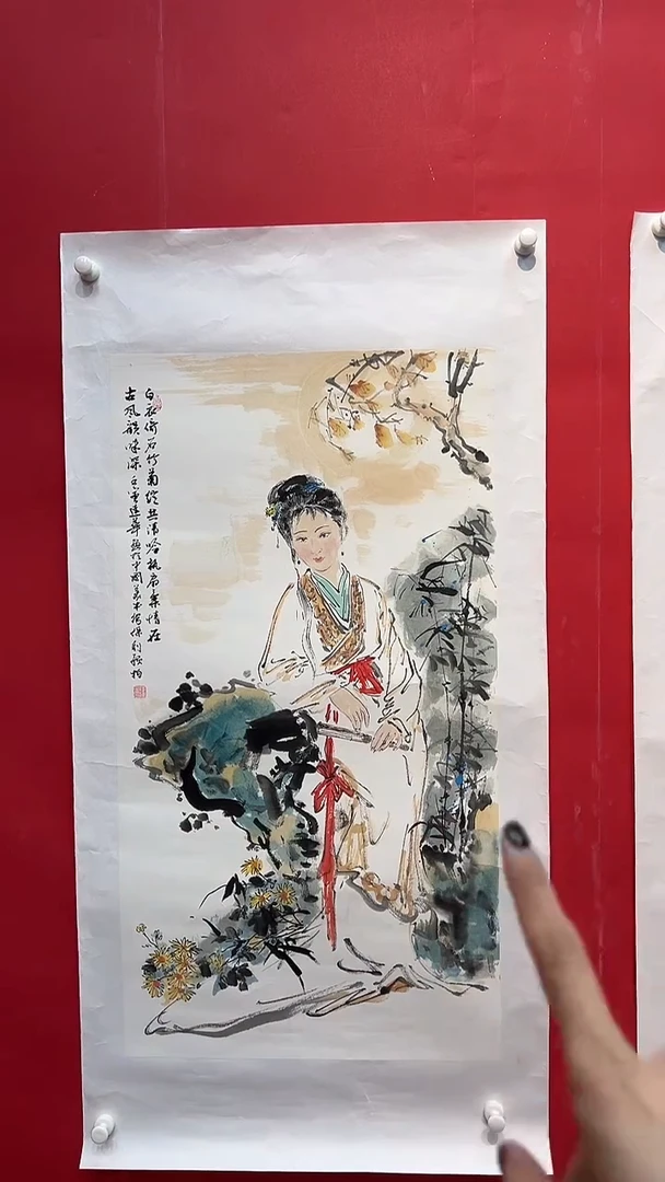 国画画家陆远华纯手绘原作