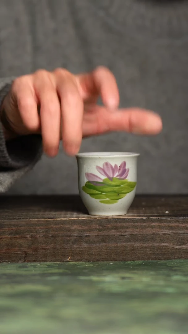 【闪购商品】杯青诗手工手绘瓷器