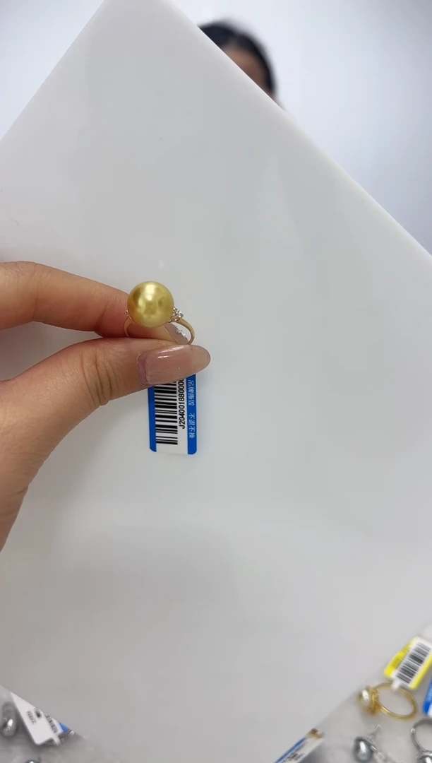 【闪购商品】海水珍珠DA18K金镶嵌戒指 11 J204