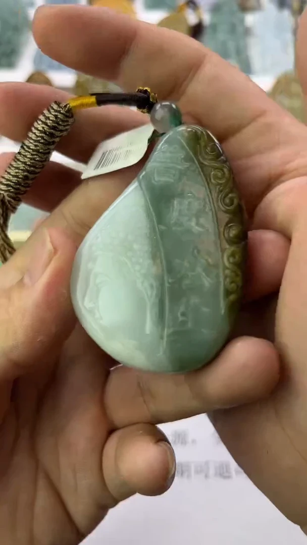 翡翠未镶嵌颈饰天然翡翠