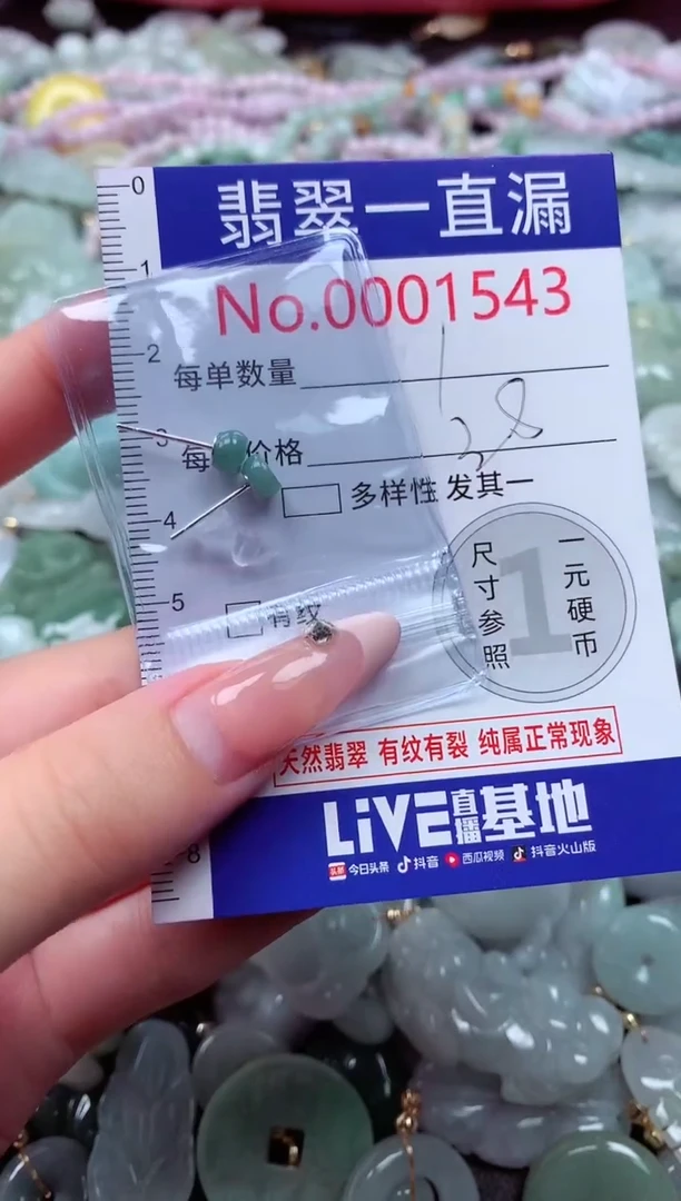 翡翠未镶嵌吊坠(不含链)1543