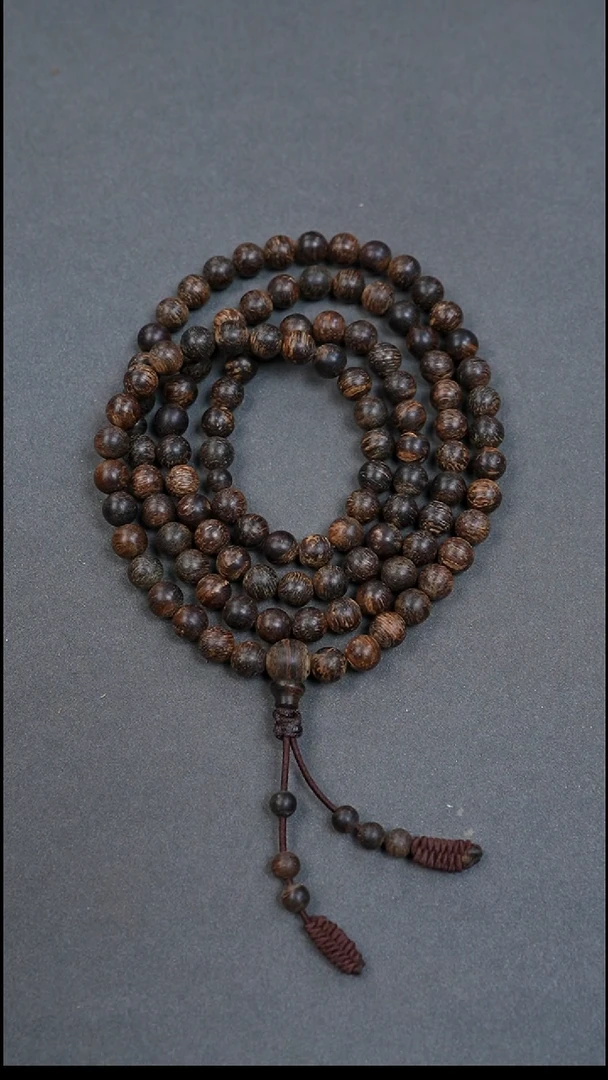 沉香沉香碎屑6mm芽庄黑棋沉水多圈15.37g