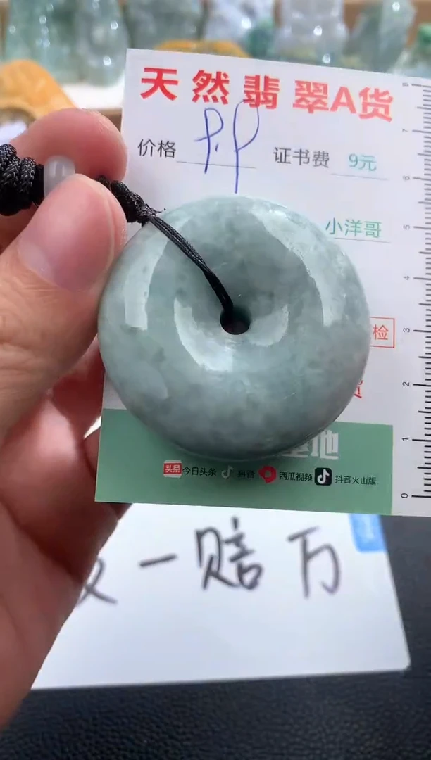 翡翠未镶嵌吊坠(不含链)1