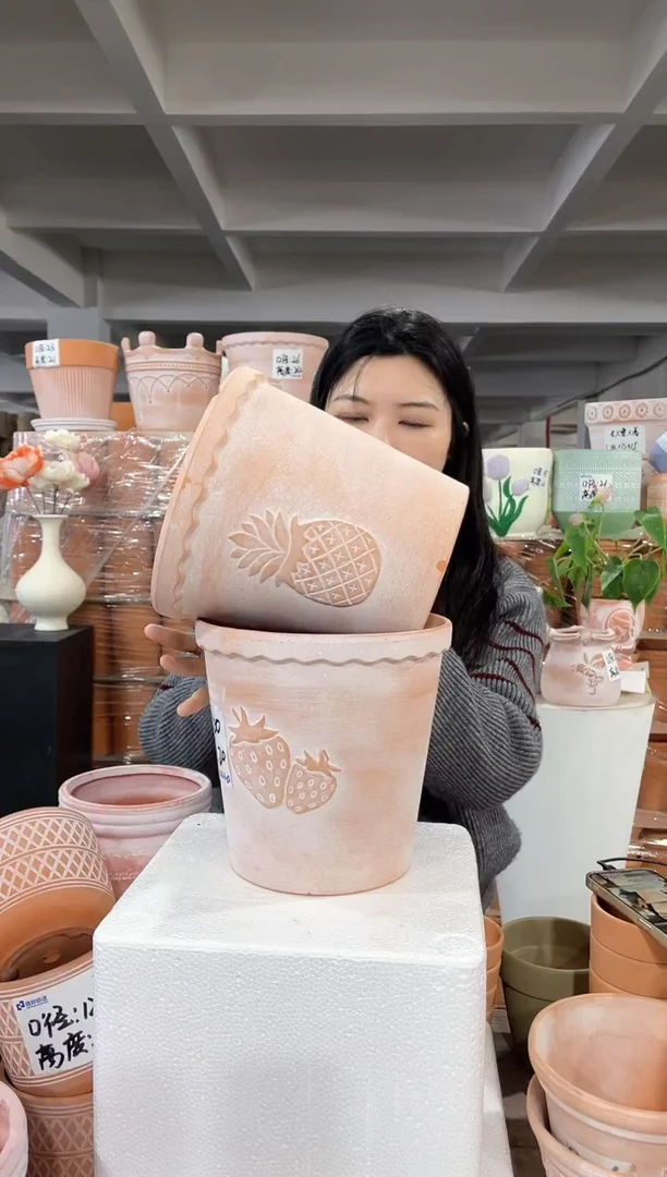 【闪购商品】红陶复古草莓加菠萝20-20