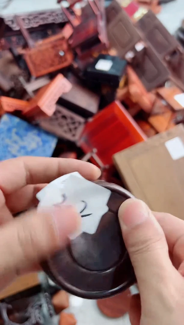 木302瑕疵底座花架摆件处理