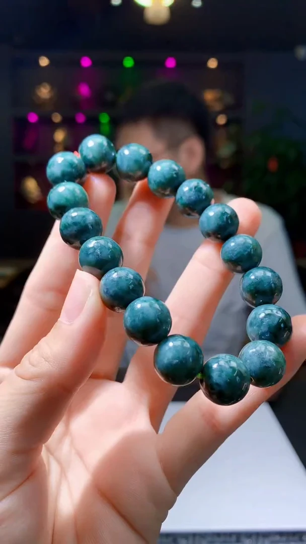 定制翡翠未镶嵌1015hm-毛货手串20