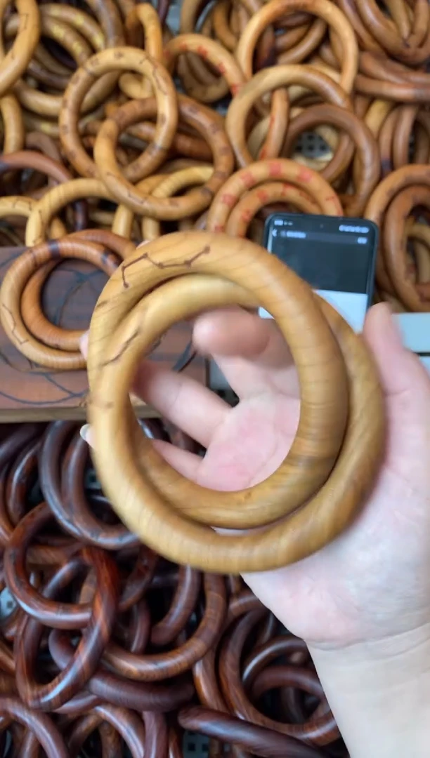 木桃木80大圈刻六七星桃胶款