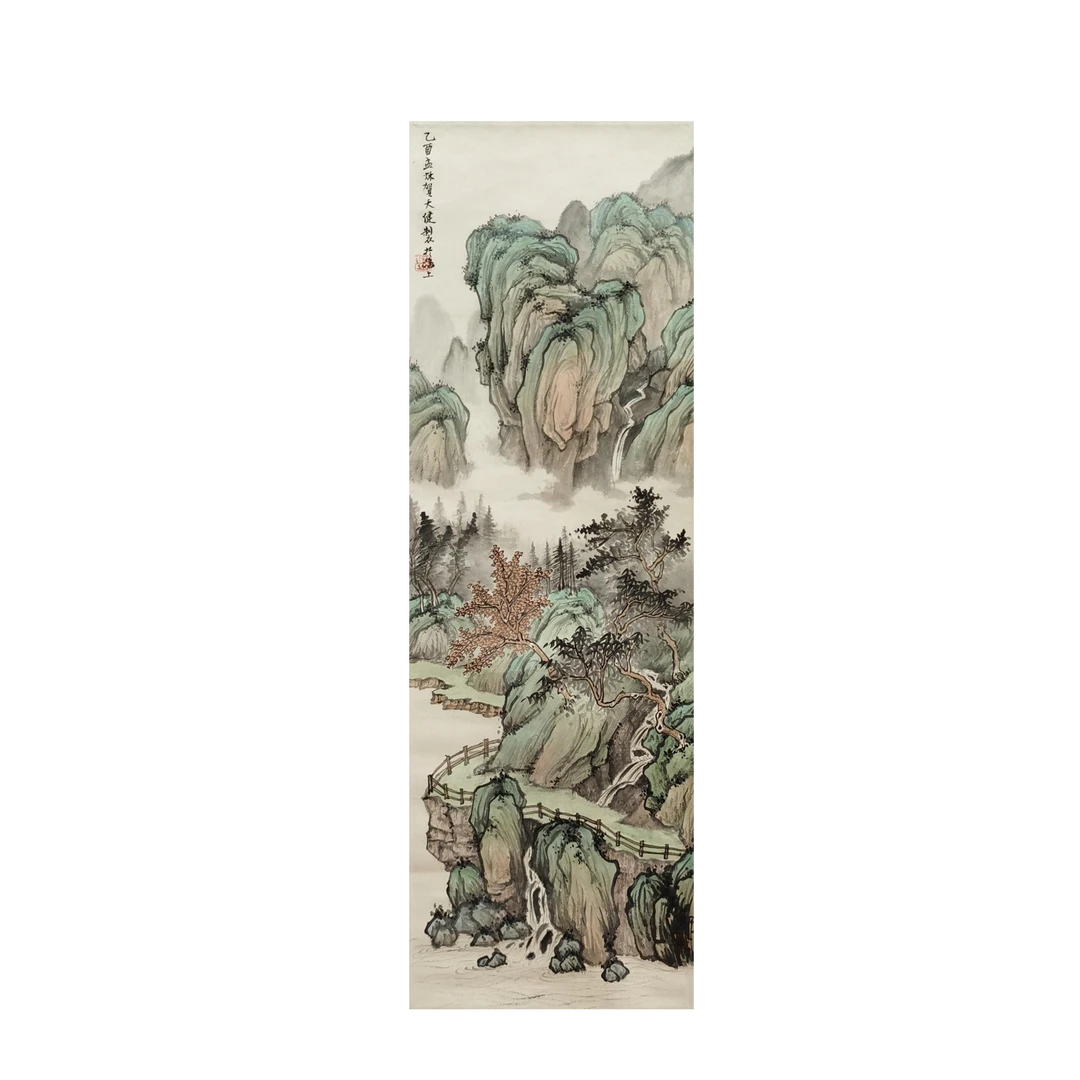 【辽拍】贺先生-山水（1.4平尺）V250709-2-403