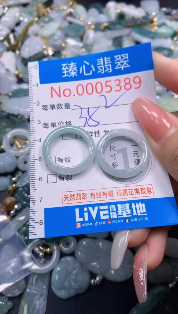 翡翠未镶嵌颈饰5389