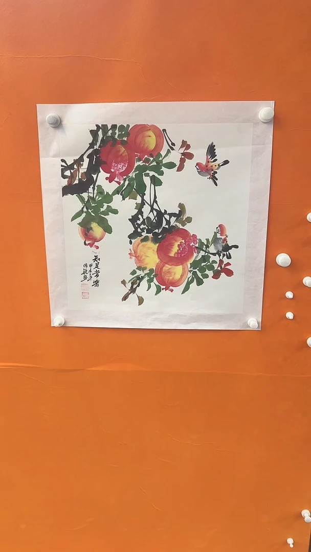 【闪购商品】国画明锐知足常乐绘画作品