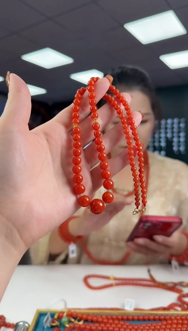 未镶嵌珠串南红玛瑙多样发其一/HS160278804299