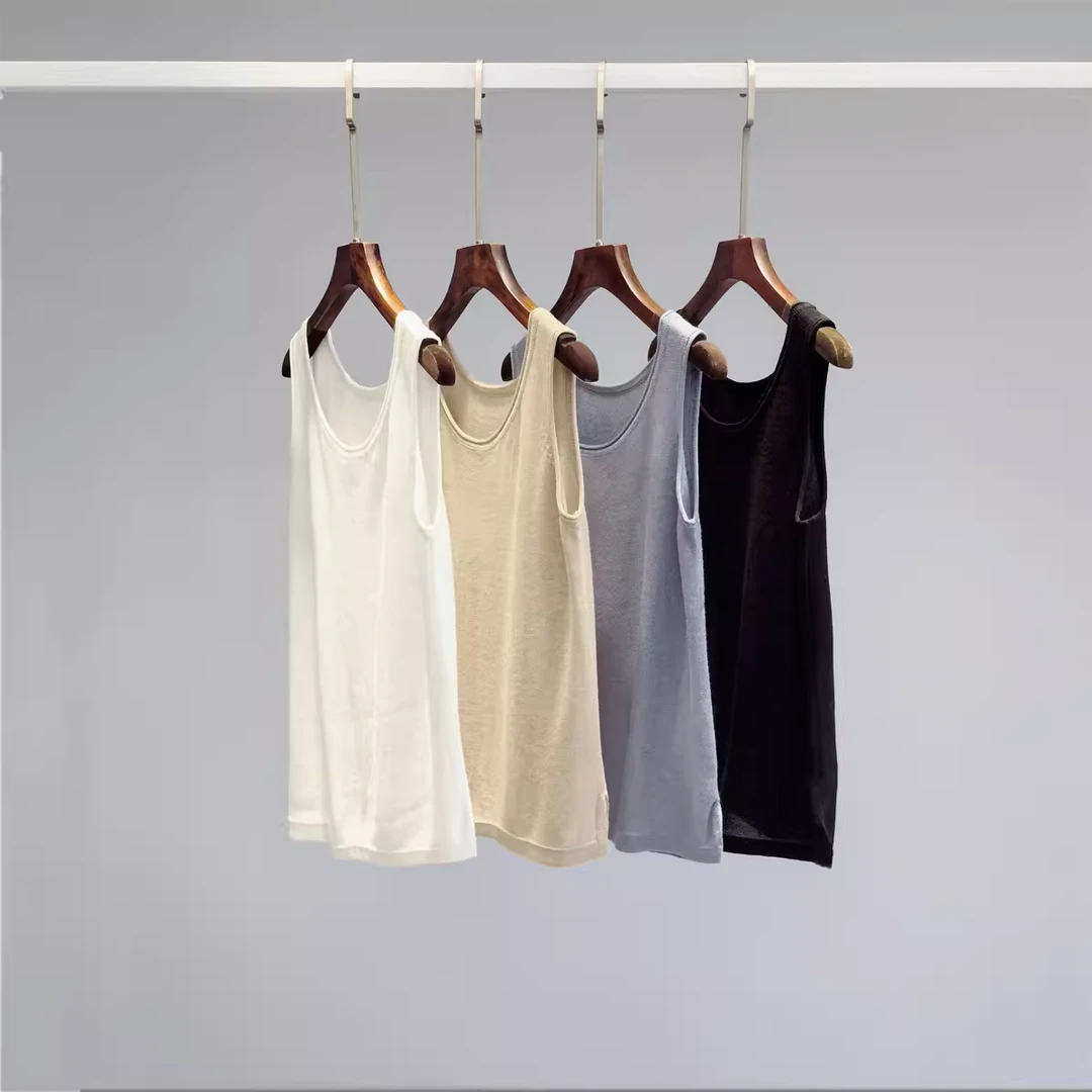 【沐彩&前后两穿】长56 一件会呼吸的苎麻背心MC4352