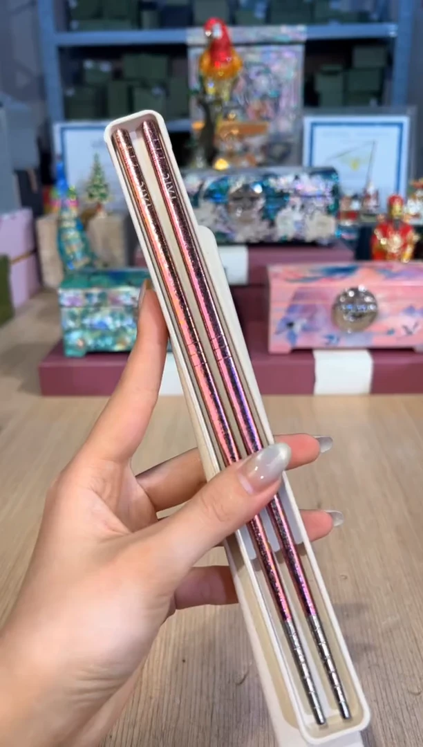 【闪购商品】杯170 钛筷子（紫）