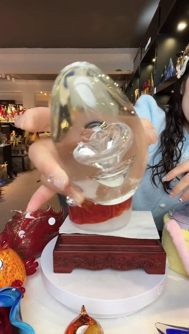【闪购商品】茶盏琉璃摆件家居摆件