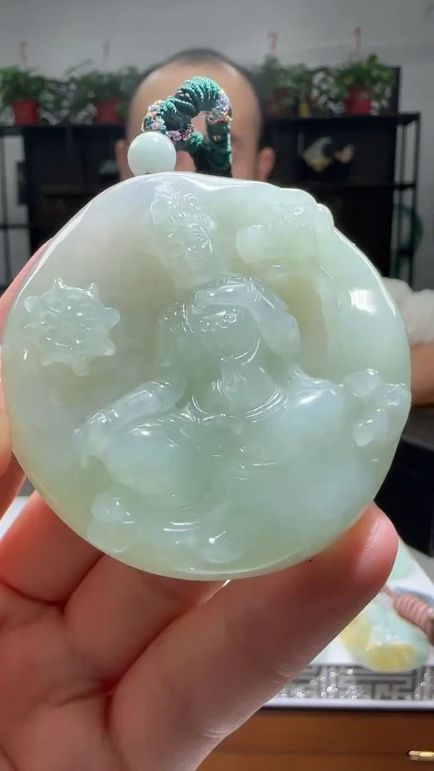 【闪购商品】翡翠颈饰未镶嵌天然翡翠A货吊坠