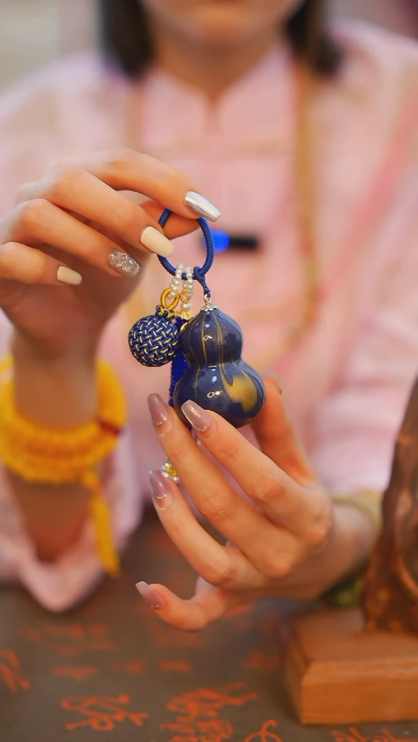 673非遗漆手艺工天然葫芦文玩福禄