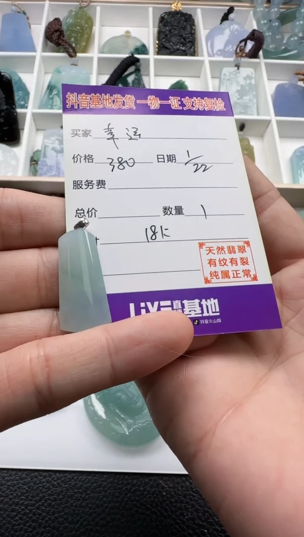 【闪购商品】翡翠颈饰18K金镶嵌111111111