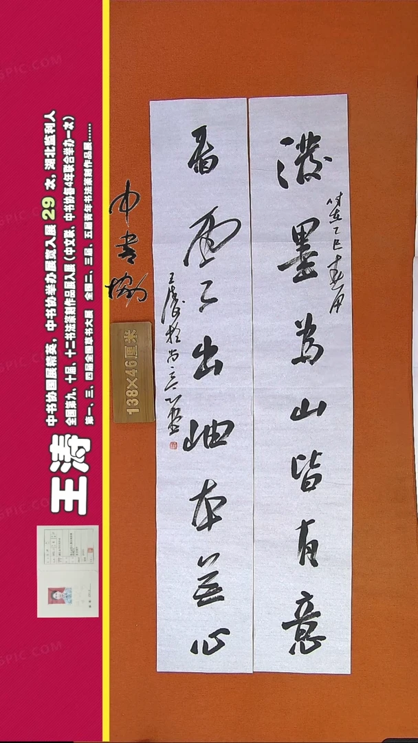 【闪购商品】书法30E王涛书法作品