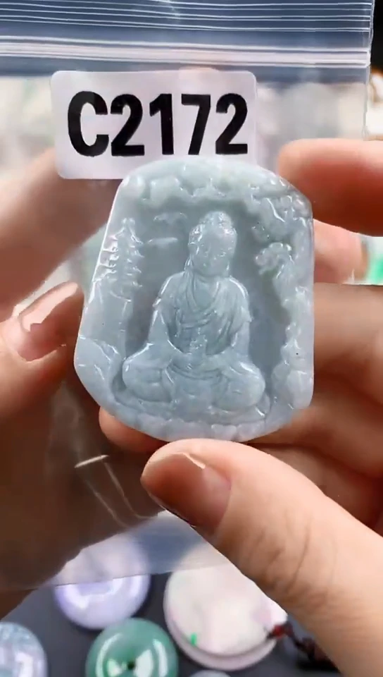颈饰未镶嵌翡翠天然翡翠吊坠挂件