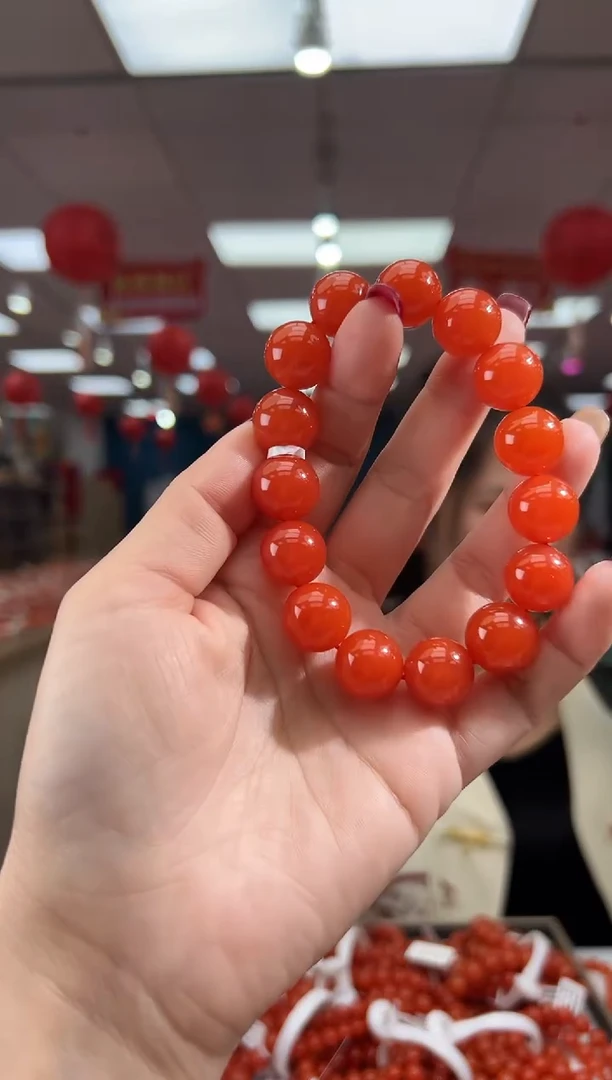 【闪购商品】南红玛瑙珠串未镶嵌多样发其一/14/HS9992273