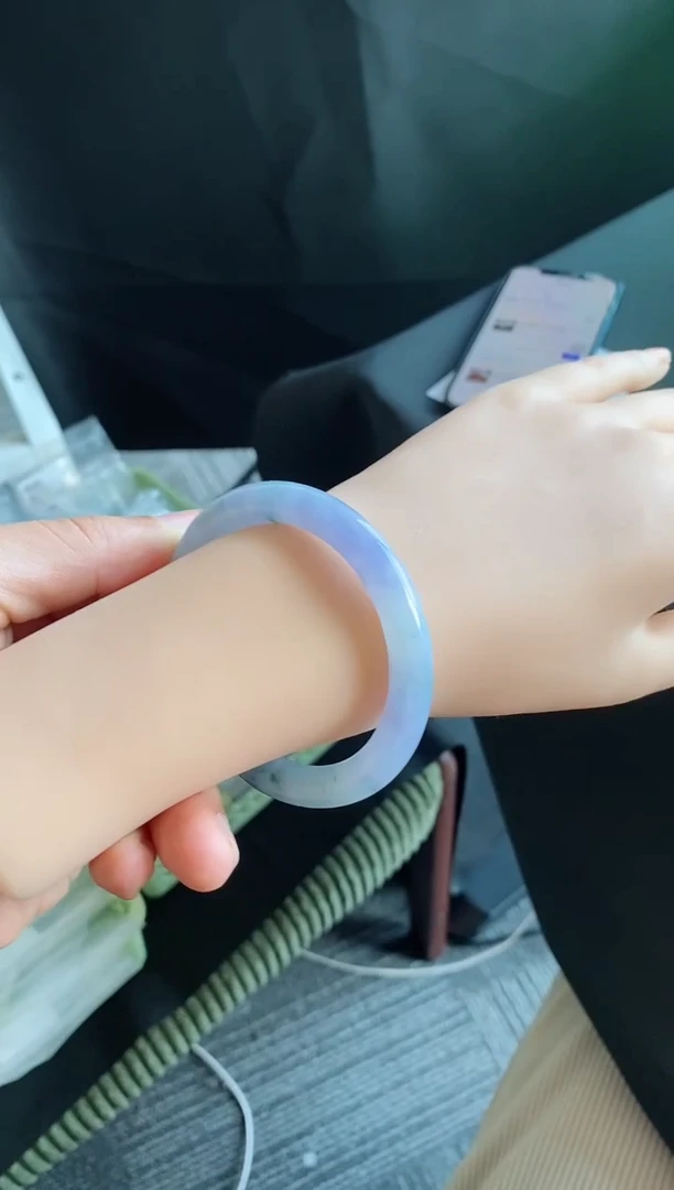 【闪购商品】翡翠手镯未镶嵌54号53.3*8.8*8.8圆条