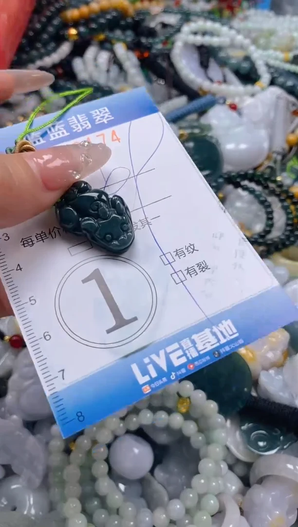 翡翠未镶嵌颈饰闪购0258174