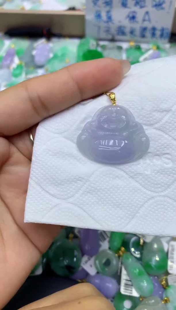 颈饰未镶嵌翡翠天然缅甸A货翡翠