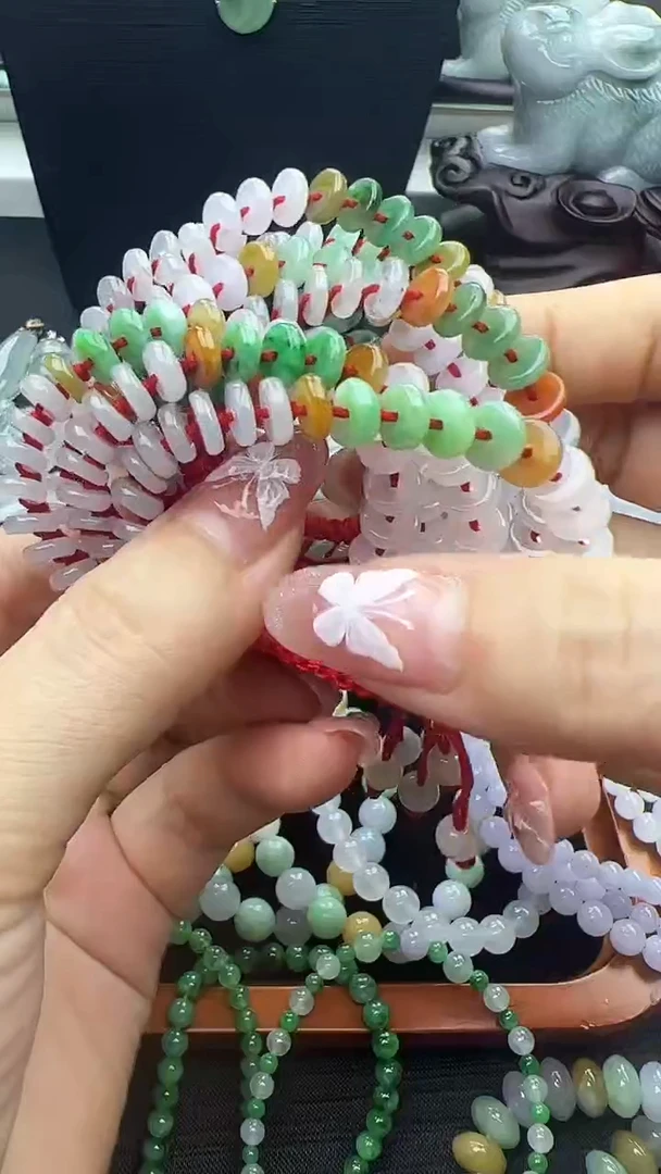 未镶嵌手串翡翠小孩款平安扣多样性发其一