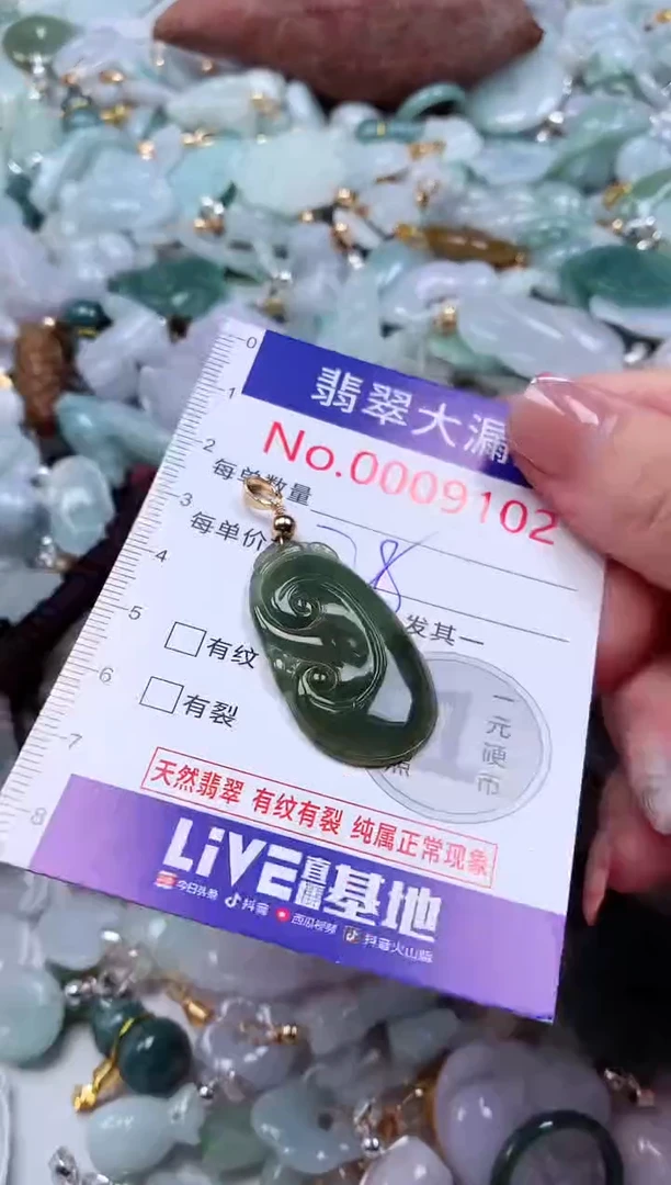 颈饰未镶嵌翡翠9102