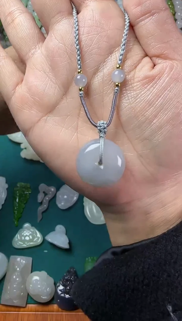 【闪购商品】和田玉无未镶嵌平安扣吊坠