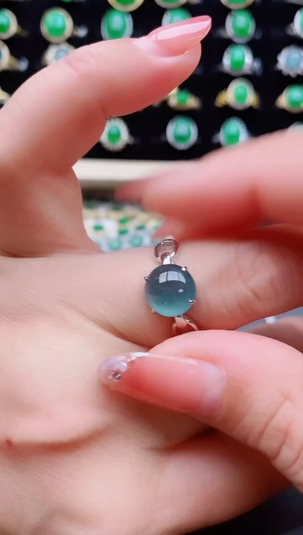 【闪购商品】翡翠戒指银S925镶嵌121212