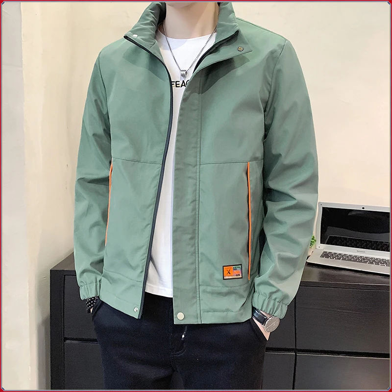 太山象男士外套春秋季立领2025新款夹克休闲百搭潮流潮牌宽松男装