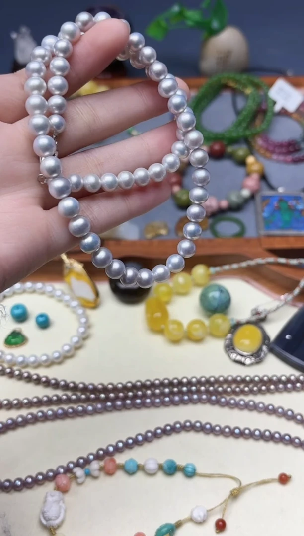 颈饰未镶嵌淡水珍珠珍珠项链ZD