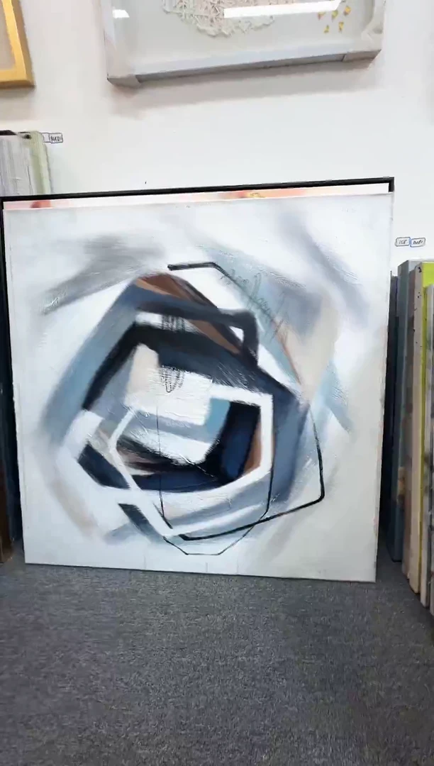 168现代装饰画油画100cm*100cm