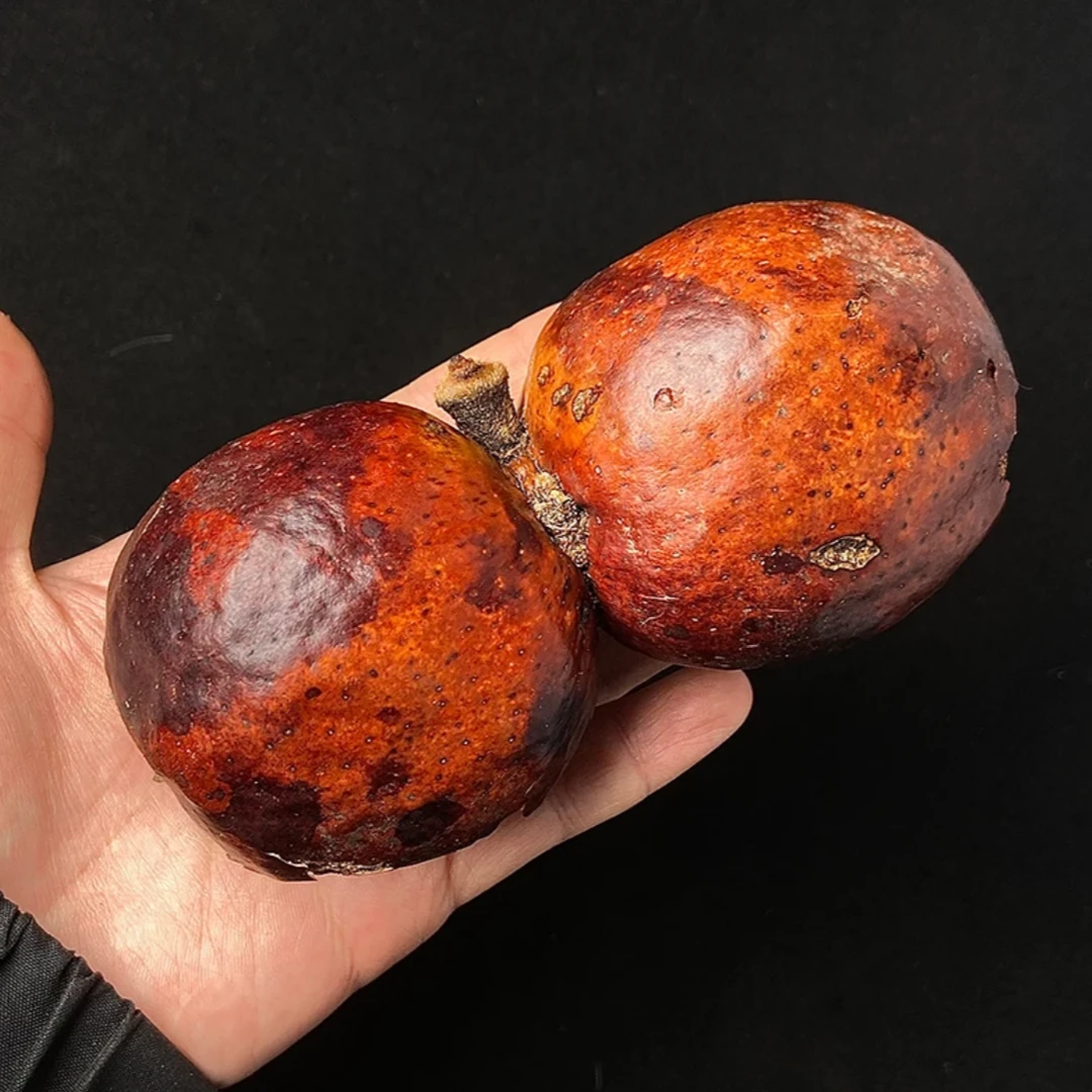 非金属木质吊坠佛心果【创意饰品】把玩手工现开（开果不退）