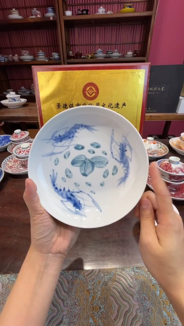 杯子瓷景德镇源头工厂生产，手工手绘