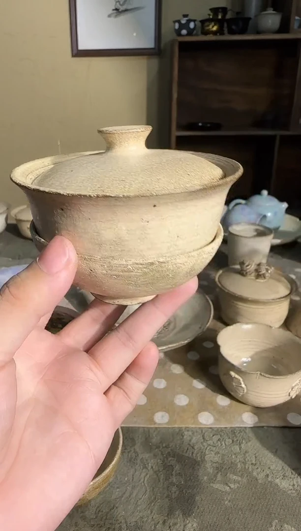 瓷片淘***K盖碗+杯子啊啊啊啊啊啊