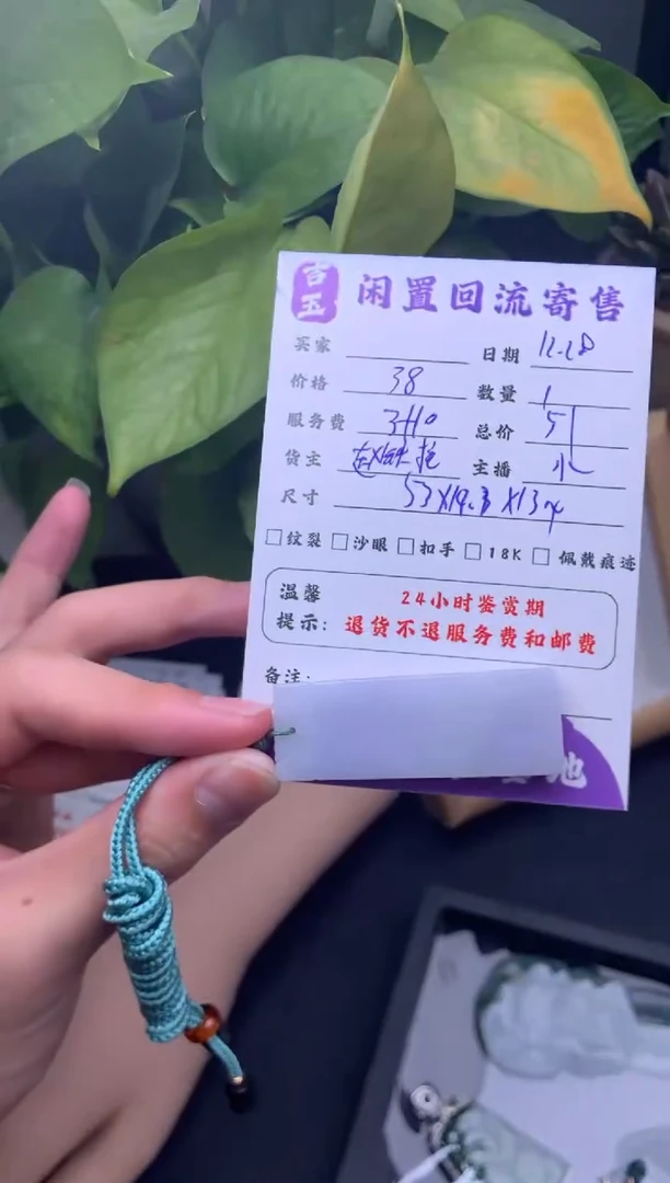 颈饰未镶嵌翡翠挂件