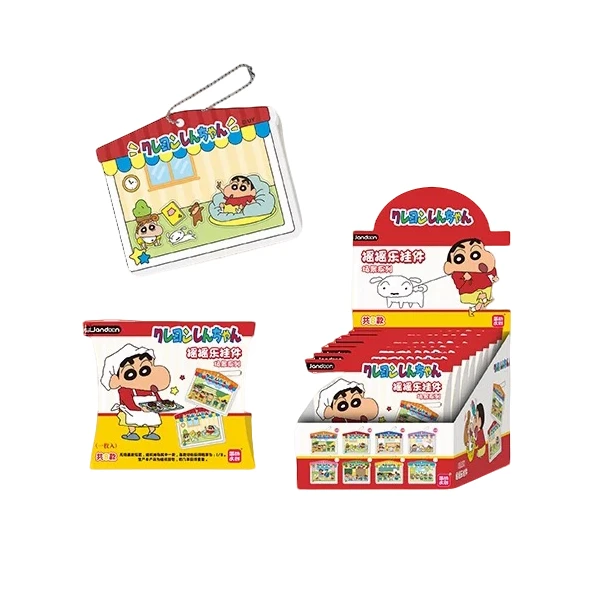 【哑巴拆卡】简动文创蜡笔小新场景摇摇乐挂件盲盒（代拆）