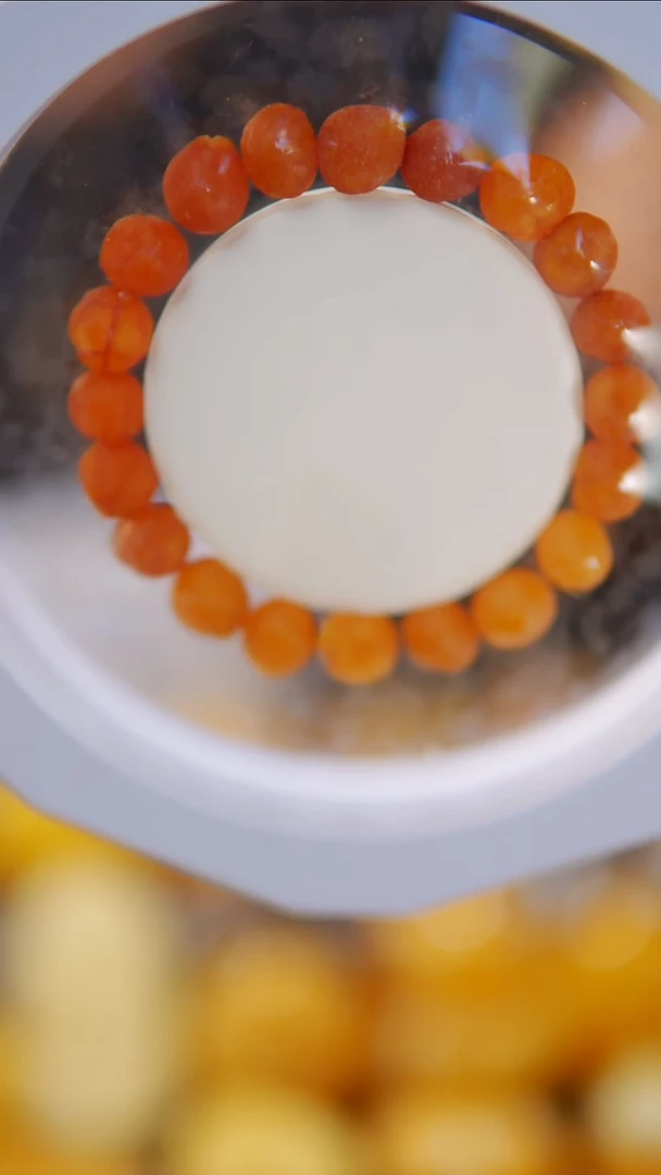 手链琥珀未镶嵌10海漂籽原石手串