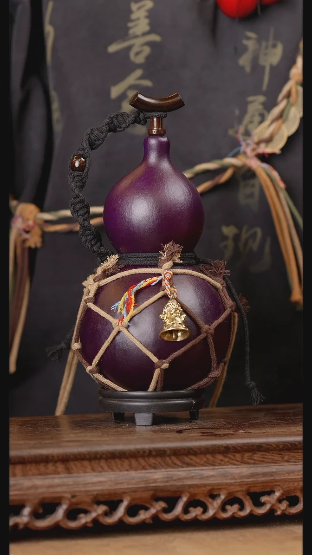 28号精品天然大漆酒葫芦一物一拍~